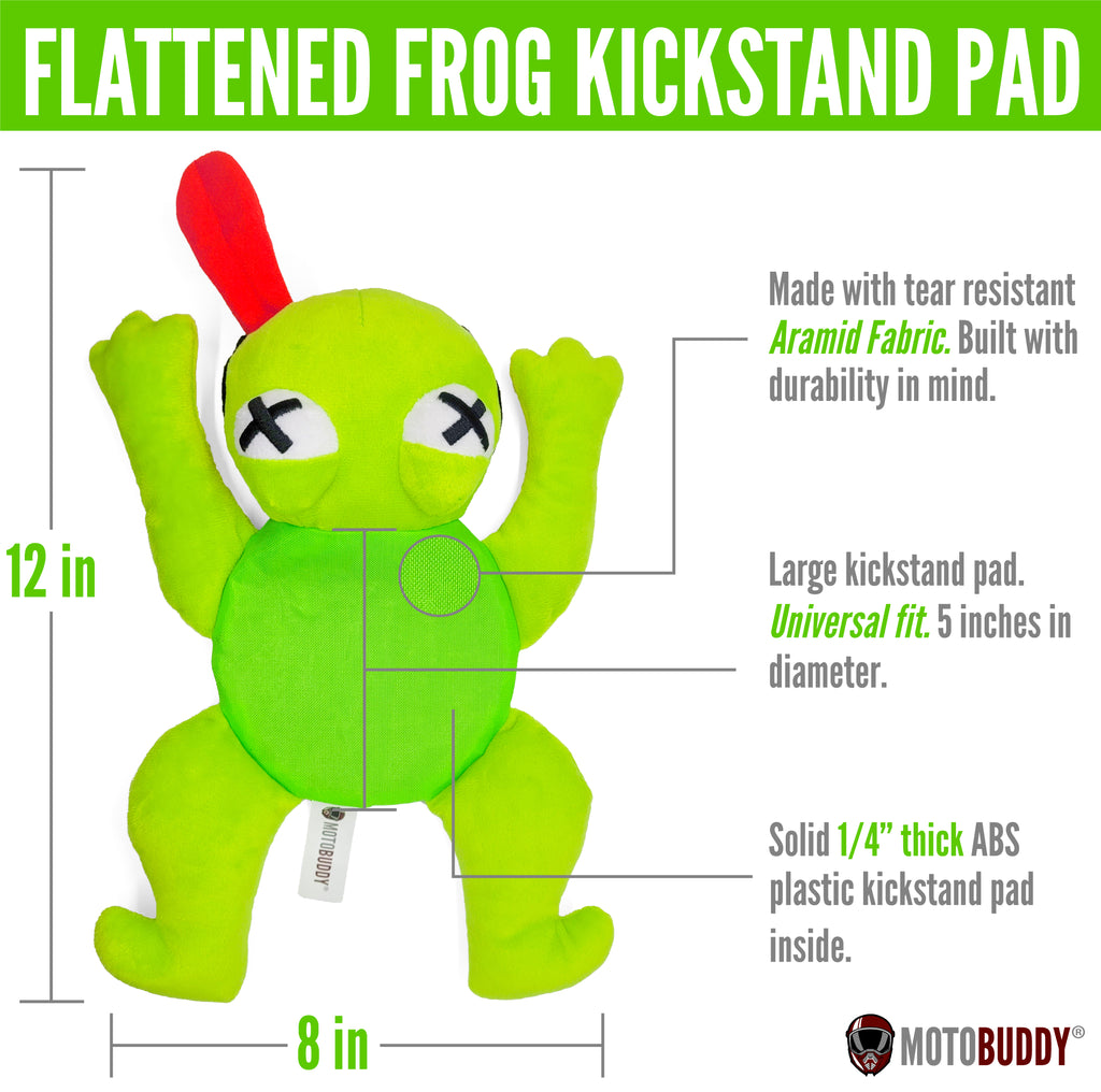 Motorcycle Kickstand Pad - Flattened Frog V2